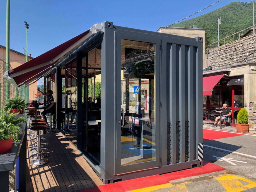 Container dehor per bar e ristoranti